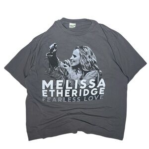 Melissa Etheridge Fearless Love Tour 2010 T Shirt 2X Concert Tee Vintage Rock